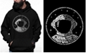 LA Pop Art Men's I Need My Space Astronaut Word Art Hooded Sweatshirt